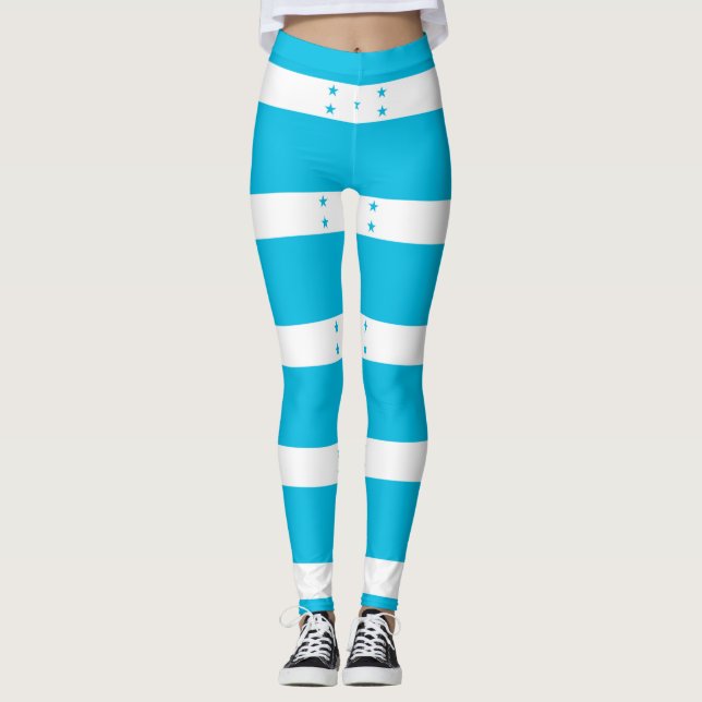 Leggings com bandeira de Honduras (Frente)