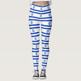 Leggings com bandeira de Israel