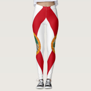Leggings com bandeira do Estado da Flórida, EUA