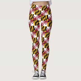 Leggings com bandeira do Estado de Maryland, EUA