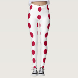 Leggings com bandeira do Japão