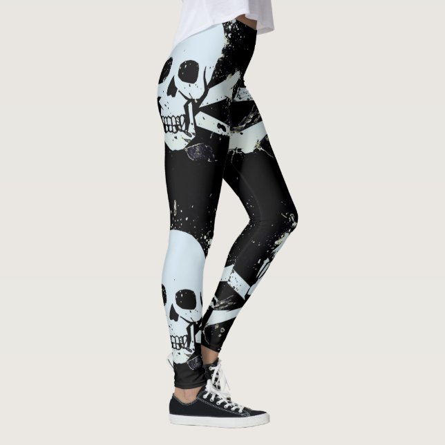 leggings com caveira customizável (Direita)