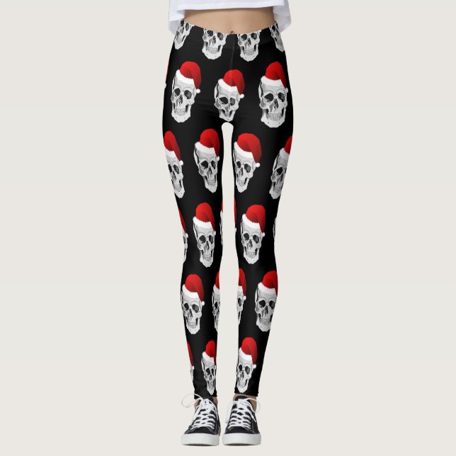 LEGGINGS COM CAVEIRA DO NATAL (Frente)