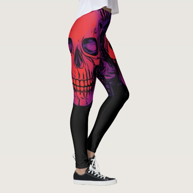 Leggings com caveiras (Direita)