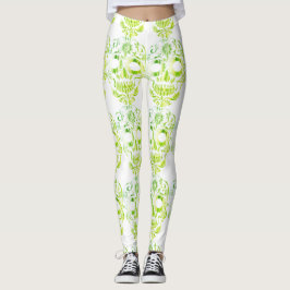 leggings com caveiras bonito na moda