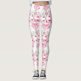 leggings com caveiras bonito na moda