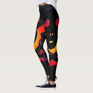 Leggings com caveiras legal