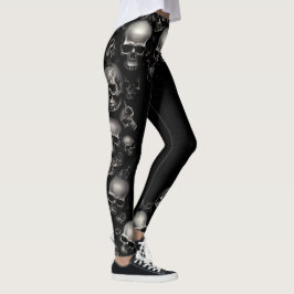 🎃 Leggings com caveiras "Spook-tacular"! 🎃