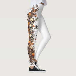 🎃 Leggings com caveiras "Spook-tacular"! 🎃