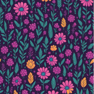 Leggings com Colorido Padrão Floral – Botânica Vib