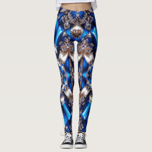 Leggings com design argentino de cores