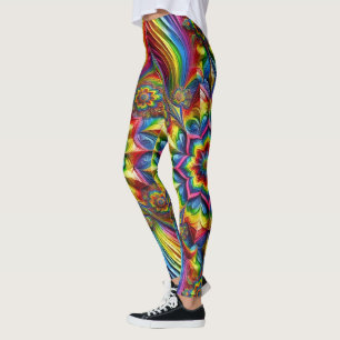 Leggings com design de cores LGBTQ