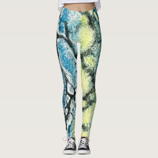 Leggings com escamas deslumbrantes