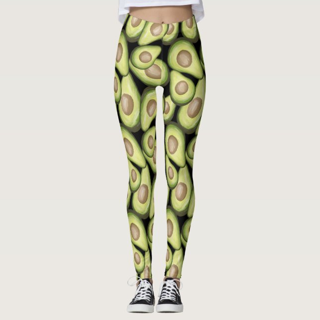Leggings com Estampa de "Abacate" (Frente)