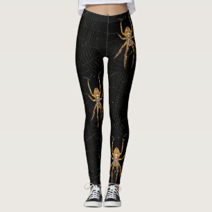 Leggings com Estampa de Aranha Assustadora de Hall