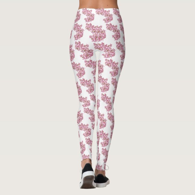 Leggings com Estampa de Flores de Lírio Funky Kudu (Verso)