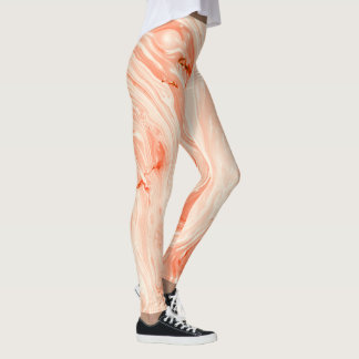 Leggings com Estampa de Mármore