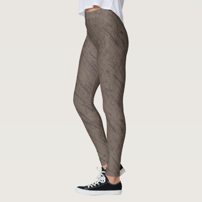 Leggings com Estampa de Textura de Pele de Elefant (Esquerda)