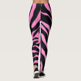 Leggings com Estampa de Zebra Rosa – Impressão Ani