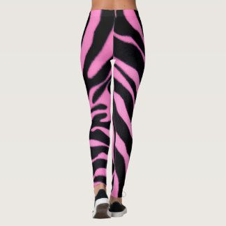 Leggings com Estampa de Zebra Rosa – Impressão Ani
