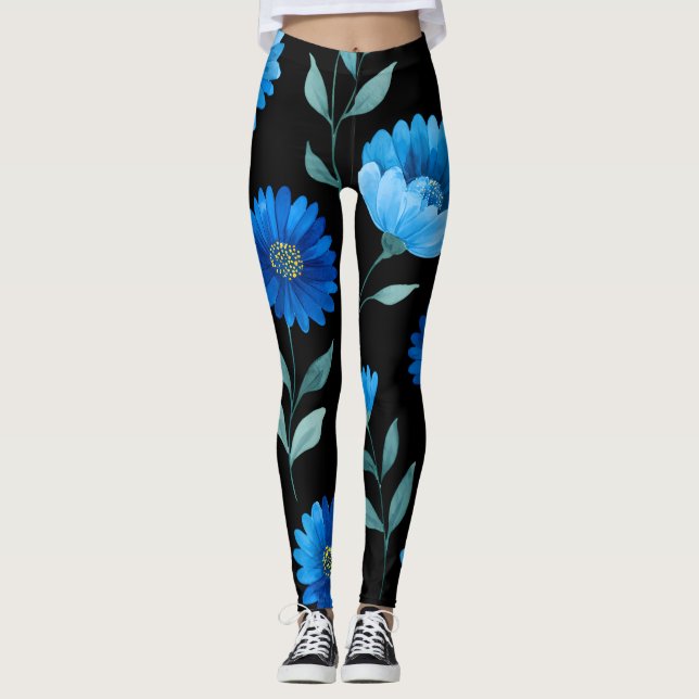Leggings com Estampa Floral Total (Frente)