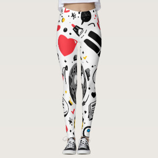 Leggings com Estampa Floral Total