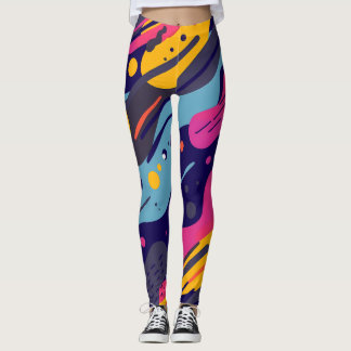 Leggings com Estampa Floral Total