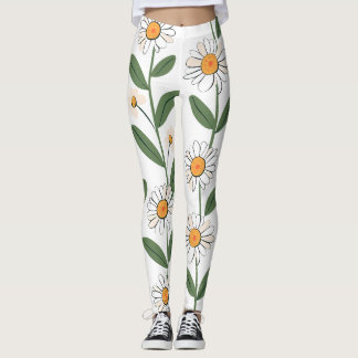Leggings com Estampa Floral Total