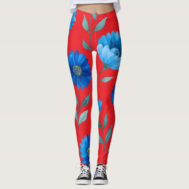 Leggings com Estampa Floral Total (Frente)