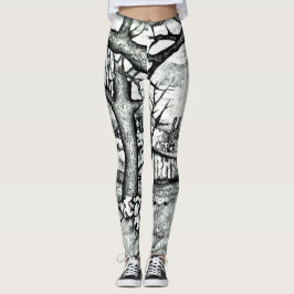 Leggings com Estampa Total