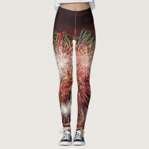 leggings com FIREWORKS E MONOGRAM