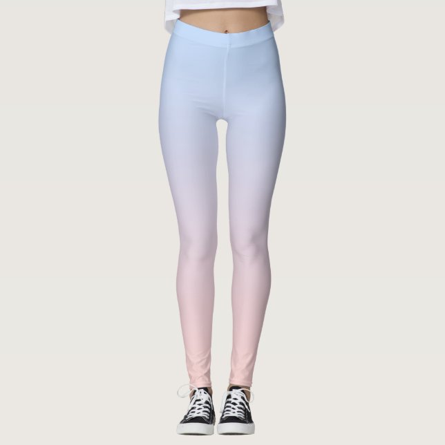 Leggings com Gradiente da Moda (Frente)