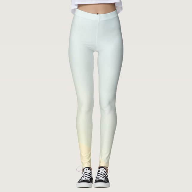 Leggings com Gradiente da Moda (Frente)