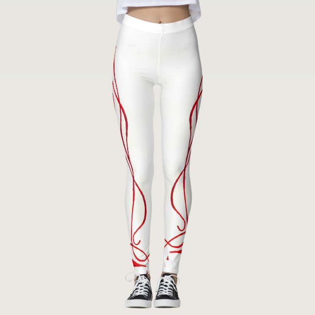 Leggings com Impressão Total (Frente)