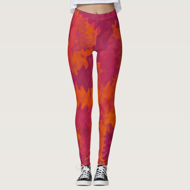 Leggings com Impressão Total (Frente)