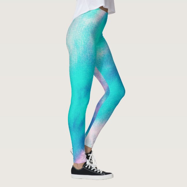 Leggings com Manchas de Tinta  (Direita)