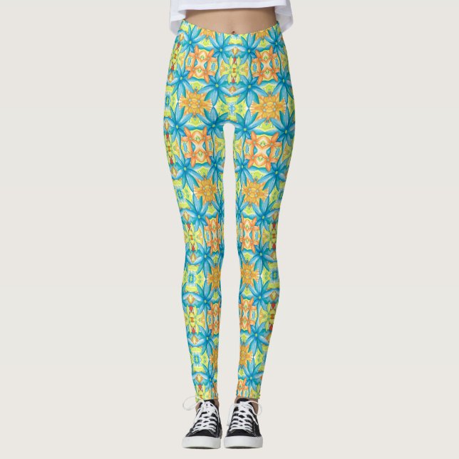 Leggings com Mosaico Pat (Frente)