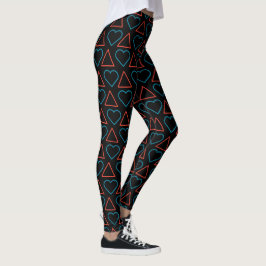 Leggings com Padrão "Encontre o Amor na Mudança"
