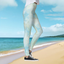Leggings com Padrão Sonho de Sereia na Praia