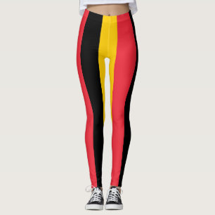 Leggings com pavilhão da Bélgica