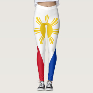 Leggings com pavilhão das Filipinas