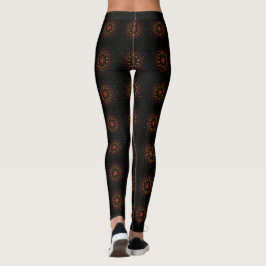 Leggings com Tapeçaria Folk Fire