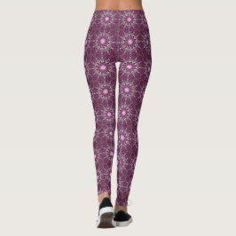 Leggings com Tapete Persa Roxo