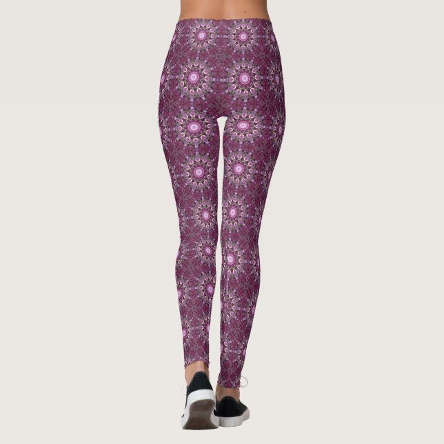 Leggings com Tapete Persa Roxo (Verso)