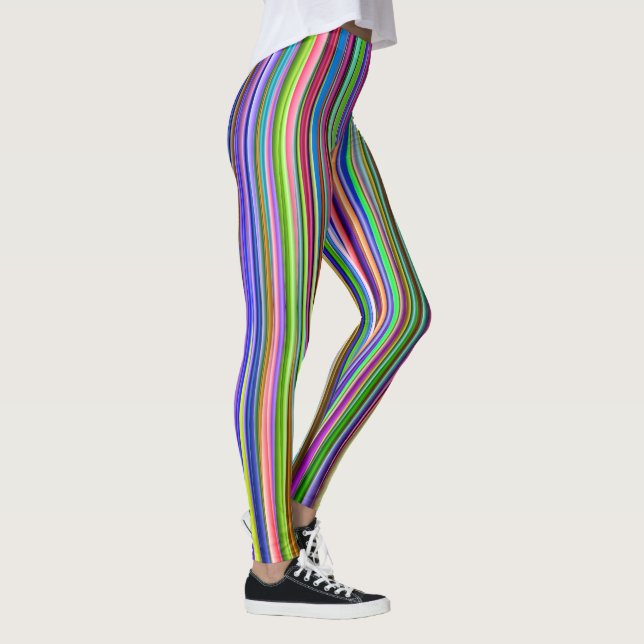 Leggings com tiras multicores (Direita)