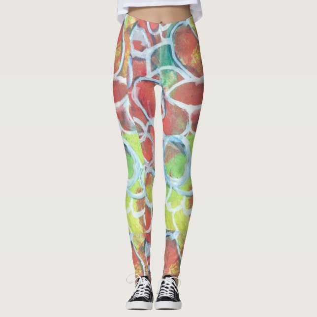 Leggings com várias cores (Frente)