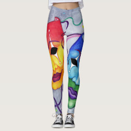 Leggings Comédia e Tragédia