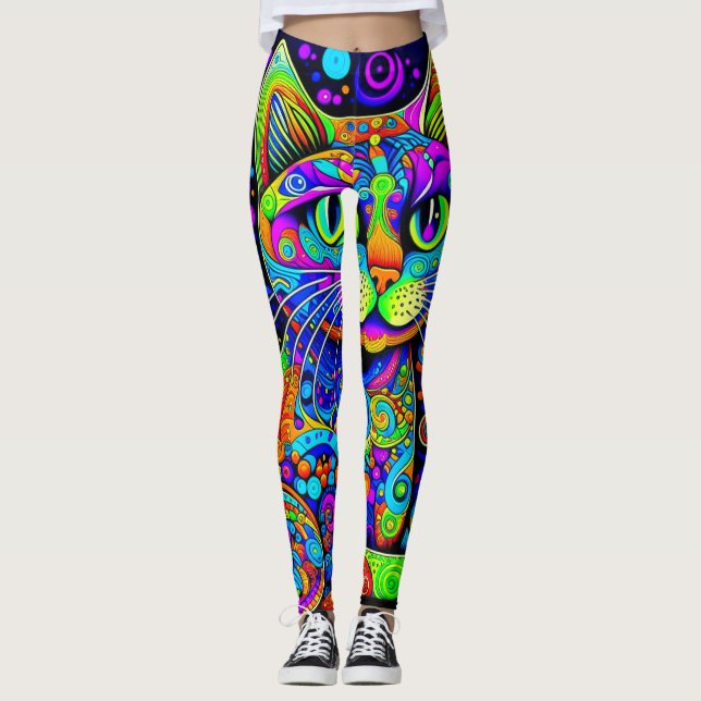 Leggings Comical Comical All-Over-Impressão (Frente)