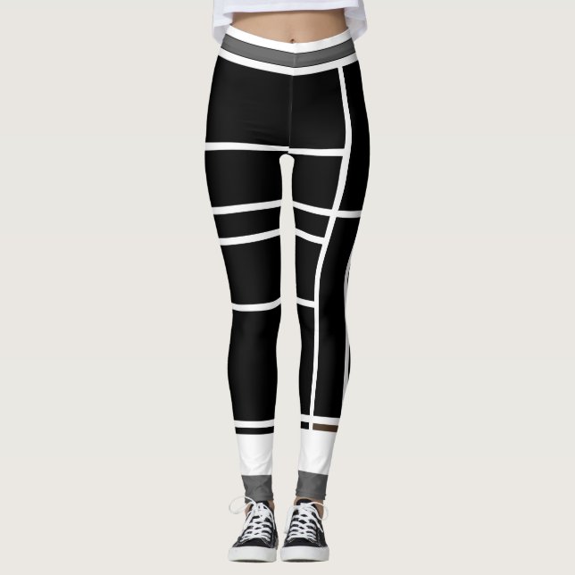 Leggings Composição I com Invertido Marrom (Frente)