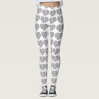 Leggings Coração Fofo